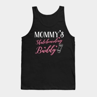 Skateboarding Mom and Baby Matching T-shirts Gift Tank Top